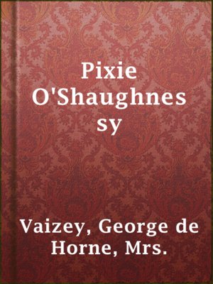 cover image of Pixie O'Shaughnessy